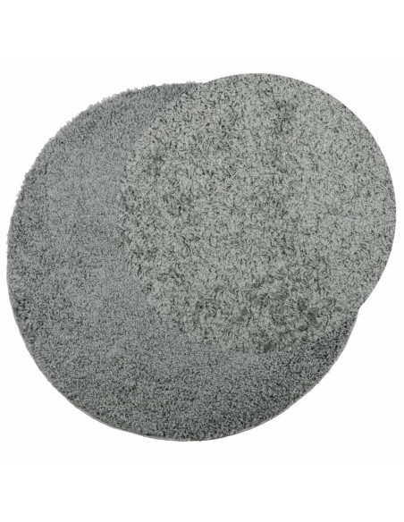 Tappeto Shaggy a Pelo Lungo Moderno Verde Ø 240 cm