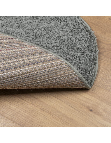 Tappeto Shaggy a Pelo Lungo Moderno Verde Ø 240 cm