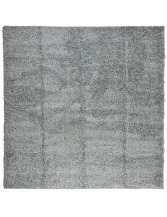 Tappeto Shaggy a Pelo Lungo Moderno Verde 160x160 cm