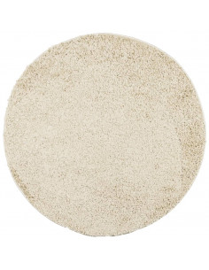Tappeto Shaggy a Pelo Lungo Moderno Oro Ø 100 cm