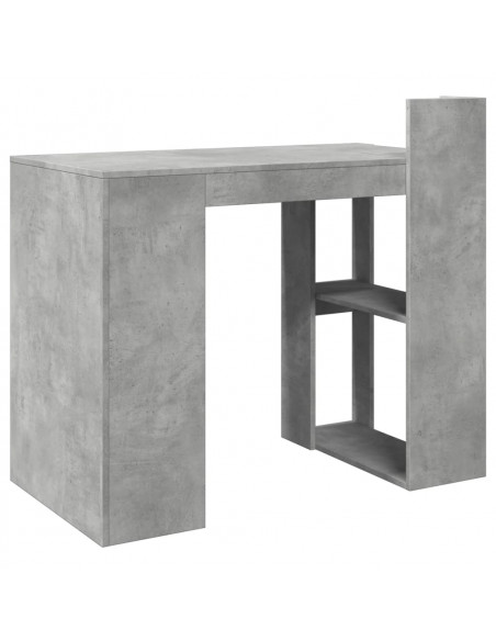 Scrivania Grigio Cemento 103,5x56,5x94 cm in Legno Multistrato
