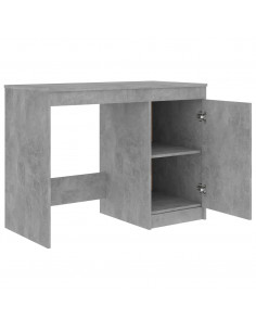 Scrivania Grigio Cemento 140x50x76 cm in Truciolato