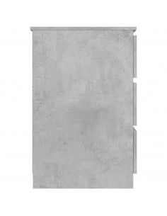 Scrivania Grigio Cemento 140x50x77 cm in Legno Multistrato