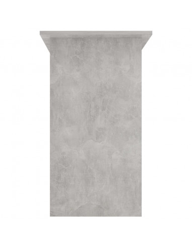 Scrivania Grigio Cemento 80x45x74 cm in Legno Multistrato