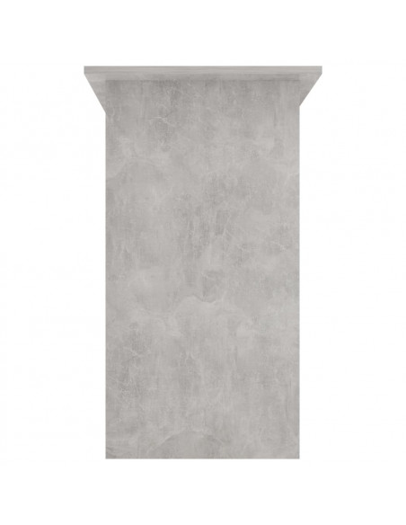 Scrivania Grigio Cemento 80x45x74 cm in Legno Multistrato