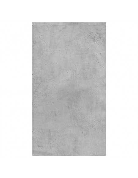Scrivania Grigio Cemento 90x40x72 cm in Legno Multistrato