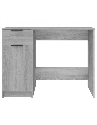 Scrivania Grigio Sonoma 100x50x75 cm in Legno Multistrato