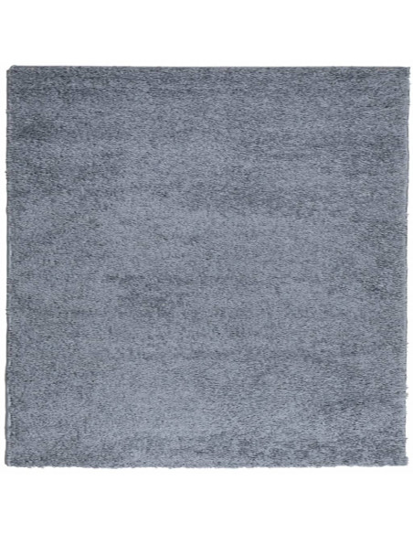 Tappeto Shaggy a Pelo Lungo Moderno Blu 240x240 cm