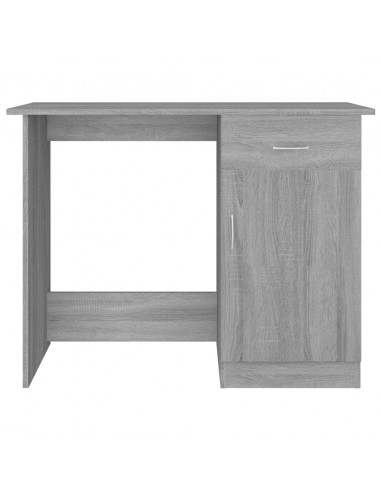 Scrivania Grigio Sonoma 100x50x76 cm in Legno Multistrato