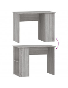 Scrivania Grigio Sonoma 100x55x75 cm in Legno Multistrato