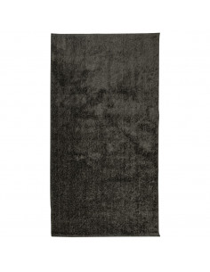 Tappeto a Pelo Lucido Lungo ISTAN Effetto Antracite 80x150 cm