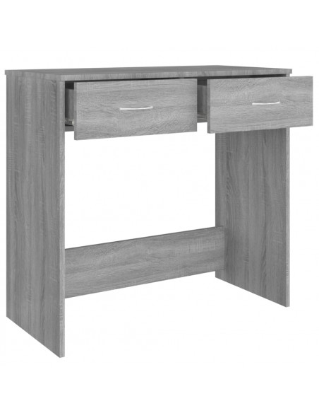 Scrivania Grigio Sonoma 80x40x75 cm in Legno Multistrato