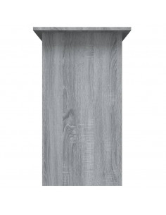 Scrivania Grigio Sonoma 80x45x74 cm in Legno Multistrato 2