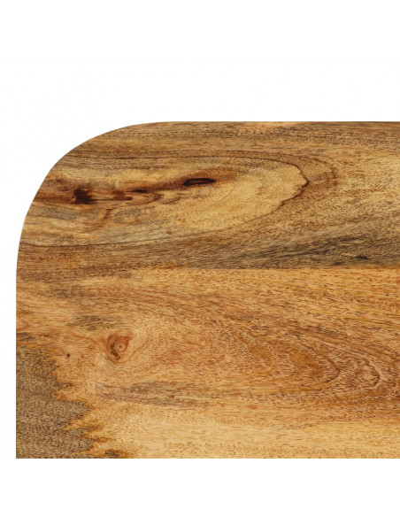 Scrivania in Legno Massello di Mango 110x50x76 cm
