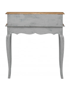 Scrivania in Legno Massello di Recupero 80x40x92 cm 2