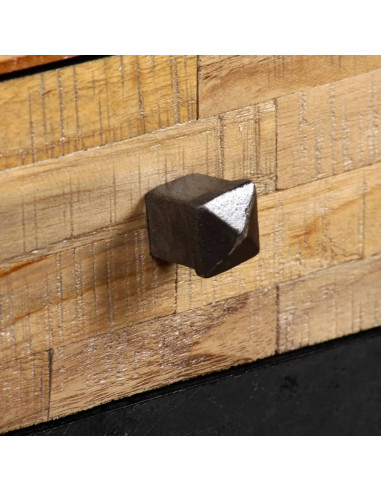 Scrivania in Legno Massello di Teak di Recupero 110x50x76 cm