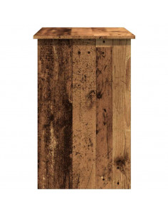 Scrivania Legno Antico 100x50x76 cm in Legno Multistrato 2