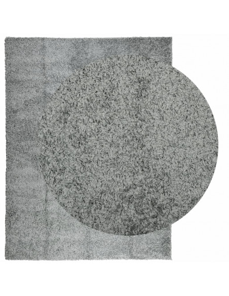 Tappeto Shaggy a Pelo Lungo Moderno Verde 300x400 cm
