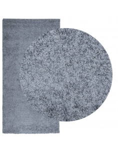 Tappeto Shaggy a Pelo Lungo Moderno Blu 100x200 cm 2