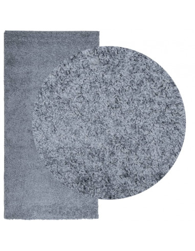 Tappeto Shaggy a Pelo Lungo Moderno Blu 100x200 cm