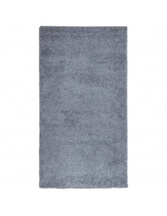 Tappeto Shaggy a Pelo Lungo Moderno Blu 80x150 cm