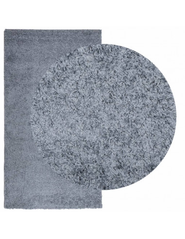 Tappeto Shaggy a Pelo Lungo Moderno Blu 80x150 cm
