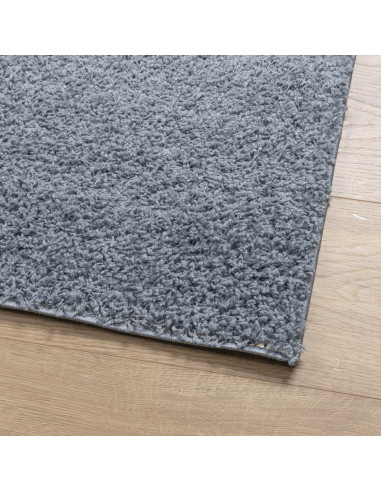 Tappeto Shaggy a Pelo Lungo Moderno Blu 80x150 cm