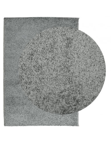 Tappeto Shaggy a Pelo Lungo Moderno Verde 140x200 cm