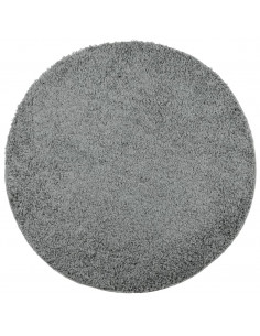 Tappeto Shaggy a Pelo Lungo Moderno Verde Ø 280 cm
