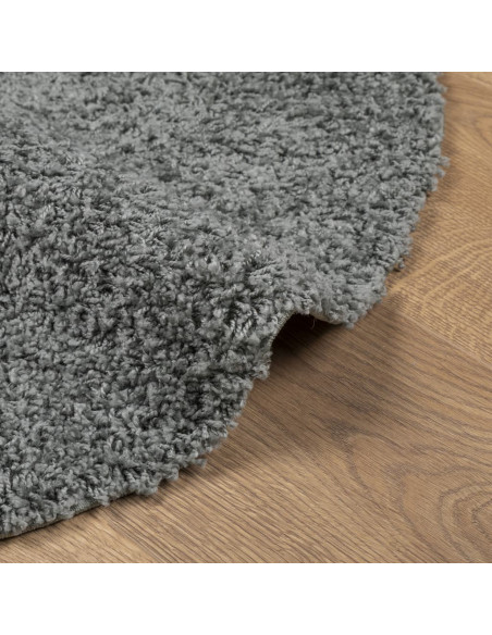 Tappeto Shaggy a Pelo Lungo Moderno Verde Ø 280 cm