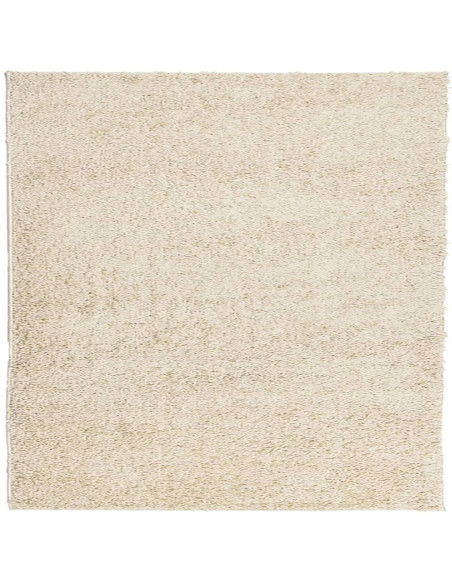 Tappeto Shaggy a Pelo Lungo Moderno Oro 120x120 cm