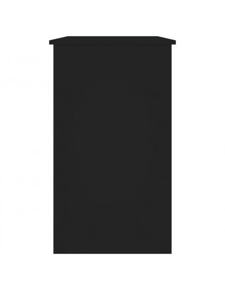 Scrivania Nera 90x45x76 cm in Legno Multistrato