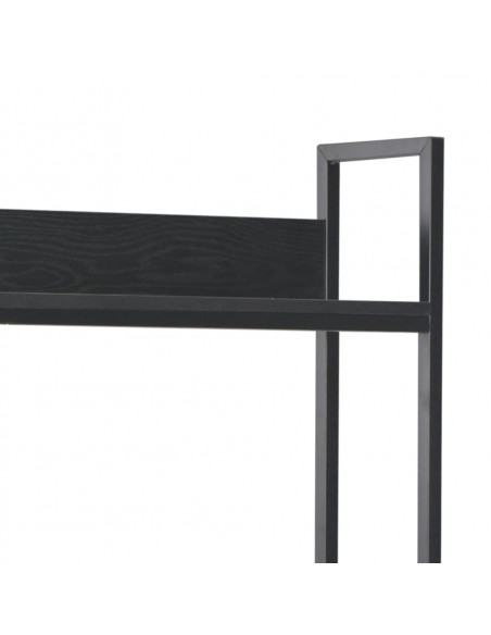Scrivania per Computer Nera 120x60x138 cm