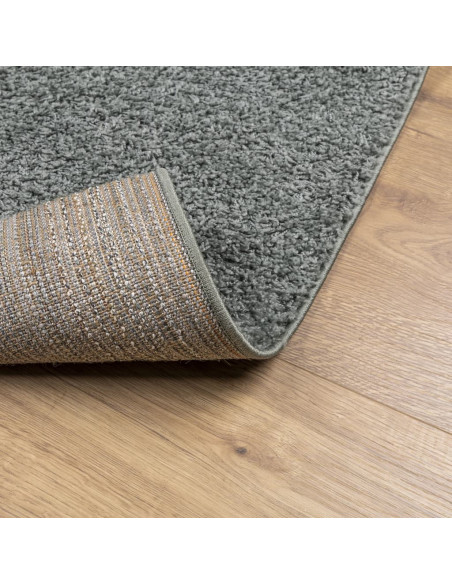 Tappeto Shaggy a Pelo Lungo Moderno Verde 160x230 cm