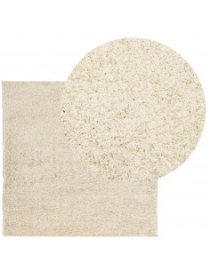 Tappeto Shaggy a Pelo Lungo Moderno Oro 200x200 cm 2