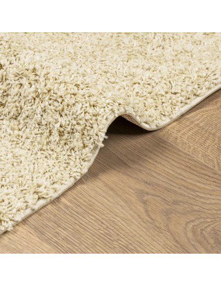 Tappeto Shaggy a Pelo Lungo Moderno Oro 200x200 cm