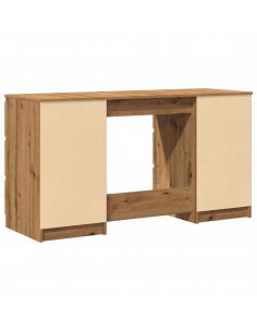 Scrivania Rovere Artigianale 140x50x77 cm in Legno Multistrato