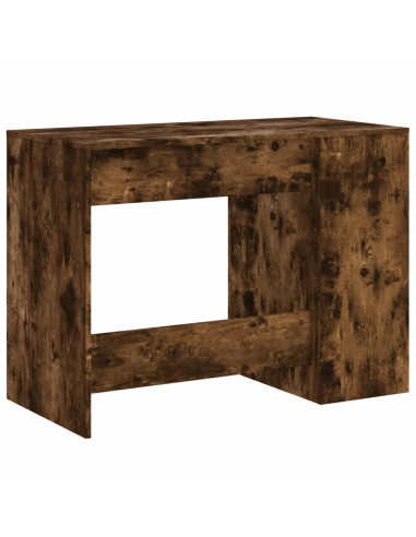 Scrivania Rovere Fumo 102x50x75 cm in Legno Multistrato