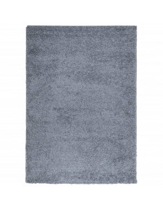 Tappeto Shaggy a Pelo Lungo Moderno Blu 120x170 cm