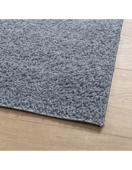 Tappeto Shaggy a Pelo Lungo Moderno Blu 120x170 cm