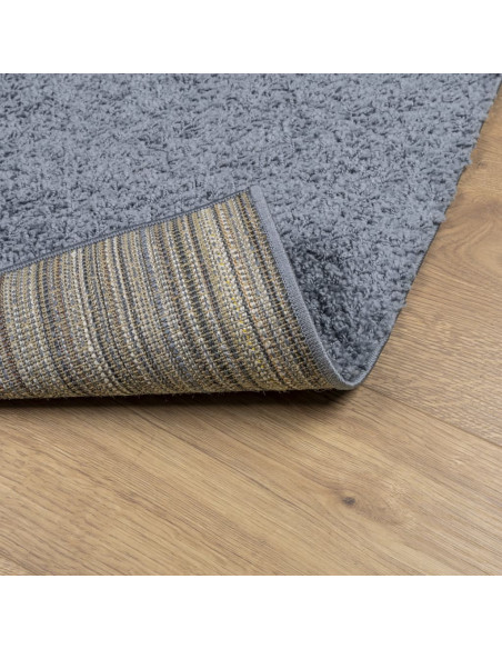 Tappeto Shaggy a Pelo Lungo Moderno Blu 120x170 cm
