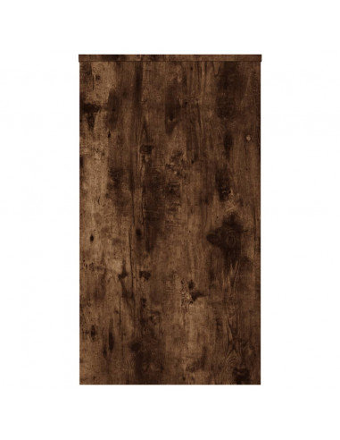 Scrivania Rovere Fumo 90x40x72 cm in Legno Multistrato