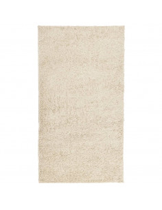 Tappeto Shaggy a Pelo Lungo Moderno Oro 60x110 cm
