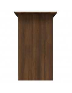 Scrivania Rovere Marrone 80x45x74 cm in Legno Multistrato 2