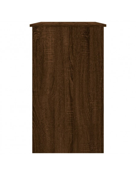 Scrivania Rovere Marrone 90x45x76 cm in Legno Multistrato