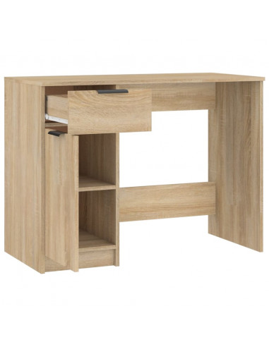 Scrivania Rovere Sonoma 100x50x75 cm in Legno Multistrato
