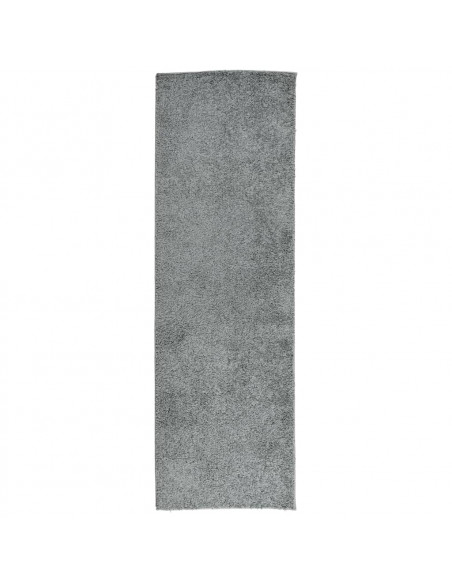 Tappeto Shaggy a Pelo Lungo Moderno Verde 80x250 cm