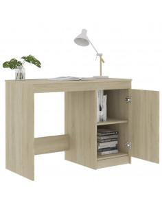 Scrivania Rovere Sonoma 100x50x76 cm in Legno Multistrato 2