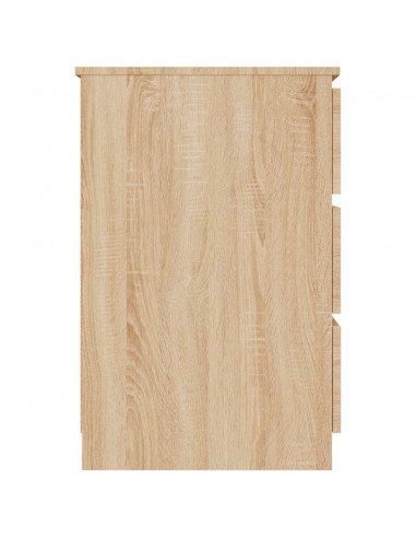 Scrivania Rovere Sonoma 140x50x77 cm in Legno Multistrato