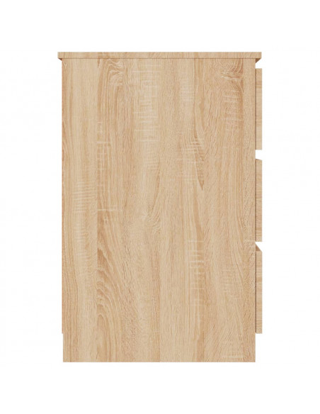 Scrivania Rovere Sonoma 140x50x77 cm in Legno Multistrato